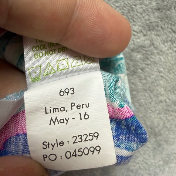 Lilly Pulitzer Blythe Swing Dress Size L in Light as a Feather Print - Picture 6 of 8